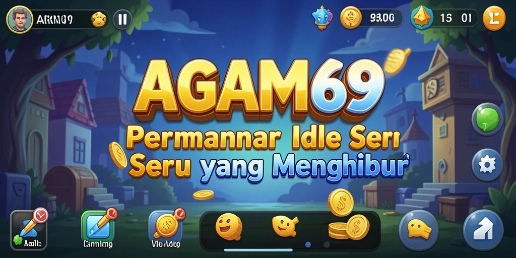 Gameplay AGAM69 menunjukkan karakter yang bergerak secara otomatis.