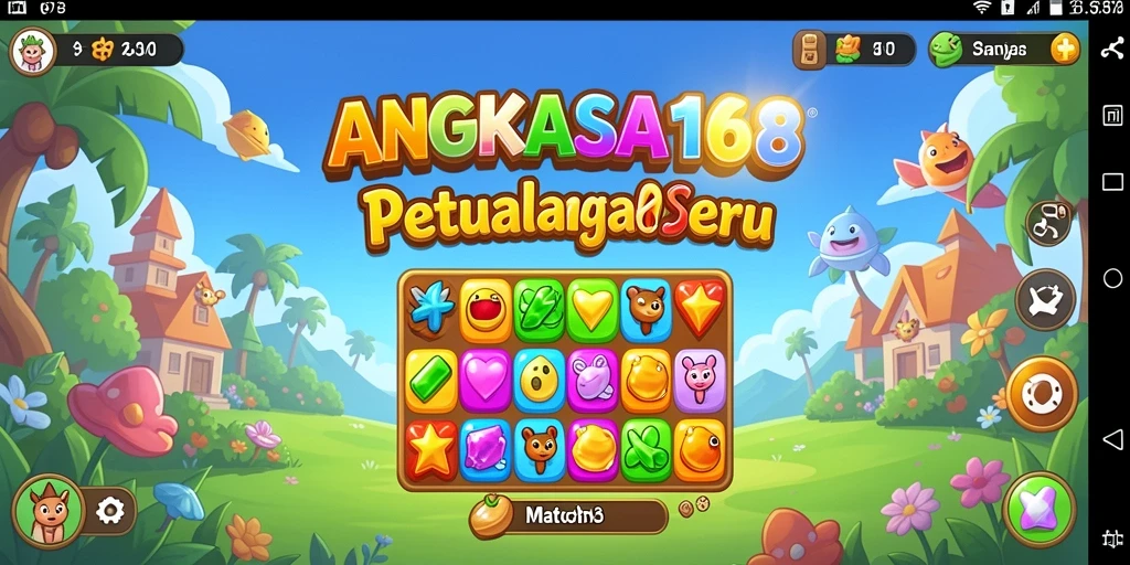 Tampak gameplay seru dalam <strong>ANGKASA168</strong> dengan grafis menarik.