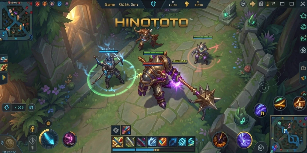 Tampilan gameplay HINOTOTO yang mendebarkan dan penuh aksi strategi.