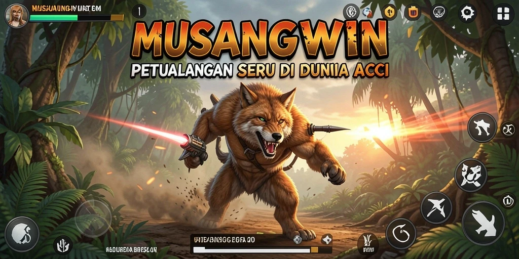 Tampilan menarik dari gameplay seru di MUSANGWIN.