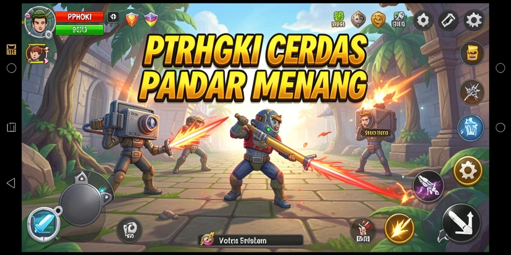 Tampilan gameplay PPHOKI yang menantang dalam pertarungan strategi.