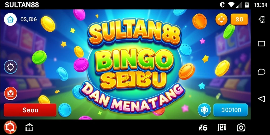 Tampilan gameplay seru SULTAN88 dalam permainan Bingo.