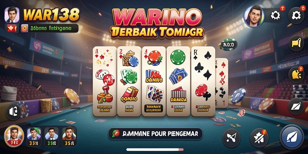 Gameplay Domino seru dan interaktif di WAR138.