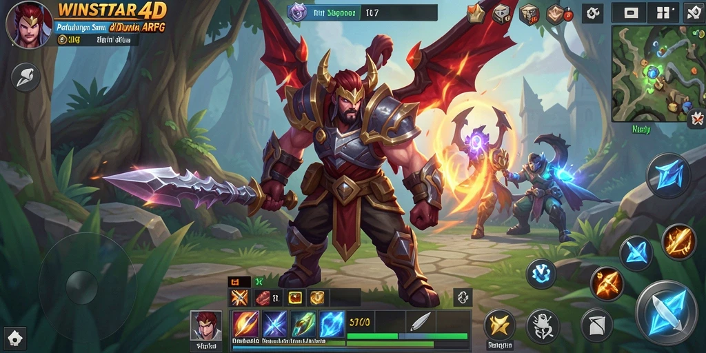 Tampilan gameplay <strong>WINSTAR4D</strong> yang menegangkan dan penuh aksi.